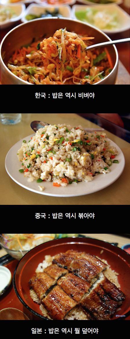 한중일 밥 취향 | 인스티즈