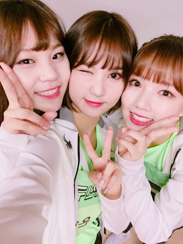 오늘자 여자친구 공식 트위터 아육대 기념컷 | 인스티즈