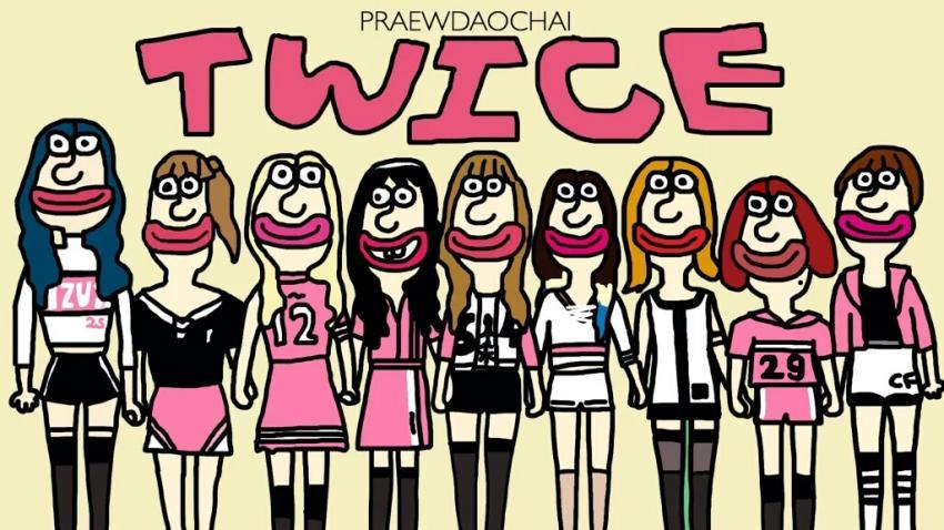 [트와이스] 첫 음방1 등 기념 팬(?)아트 ㅋㅋㅋ | 인스티즈