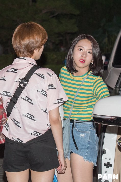 주간아이돌 새벽 퇴근길 정연 사나 채영 | 인스티즈