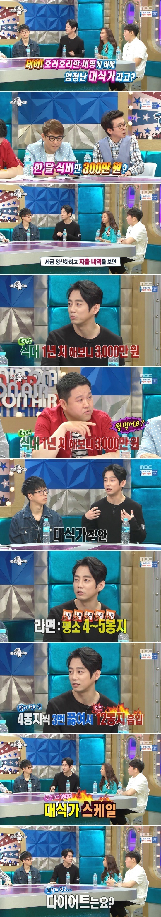 한달 식비만 300만원인 연예인.jpg | 인스티즈