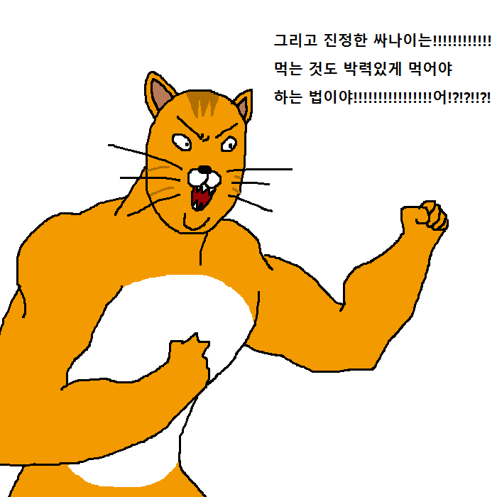 상남자 고양이가 아들 교육하는 만화 | 인스티즈