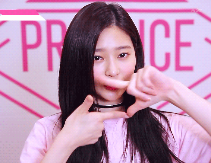 프듀48 내꺼야 클로즈업 김민주.gif | 인스티즈