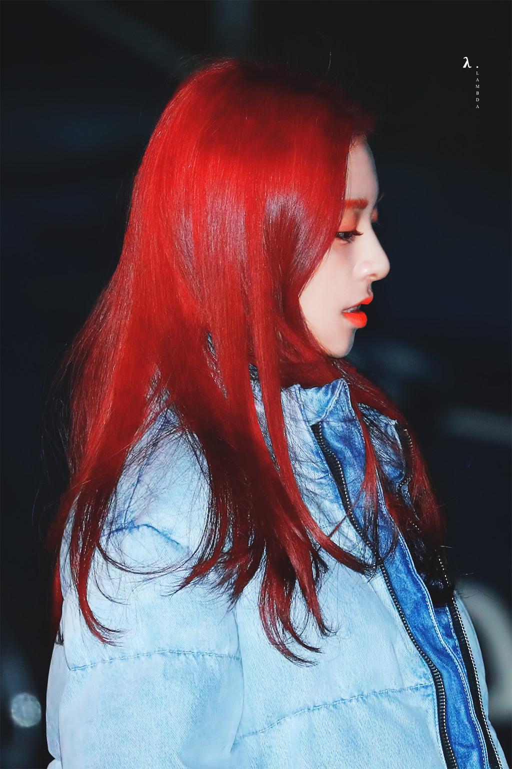 빨간머리가 잘어울리는 ITZY 유나.jpgif | 인스티즈