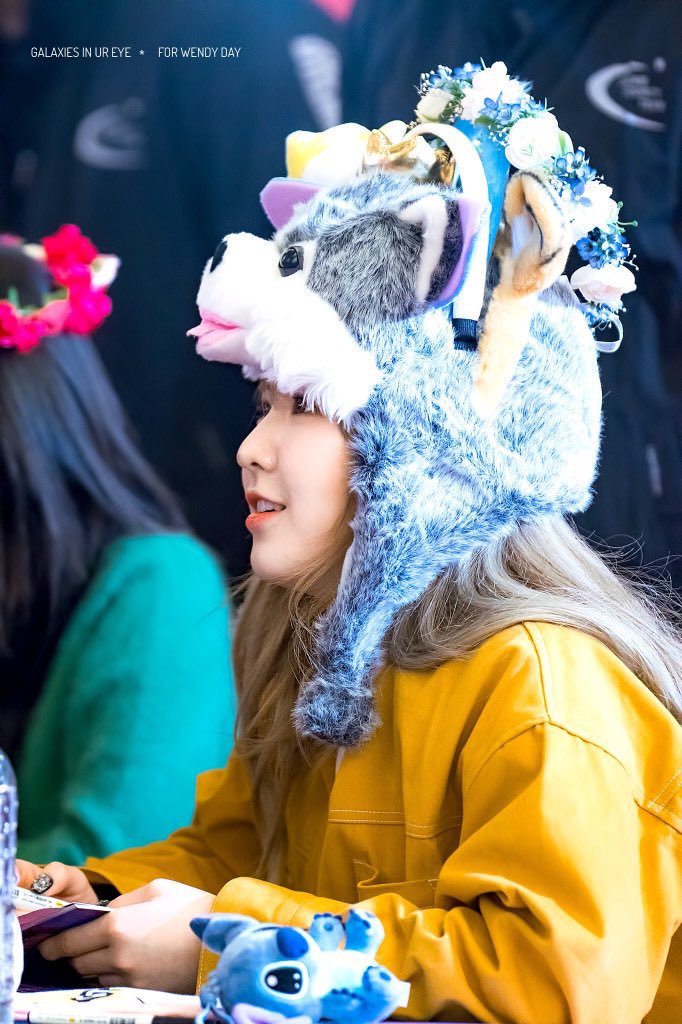레드벨벳 웬디 머리 위에 팬들 사랑이 쌓여가는 과정 | 인스티즈