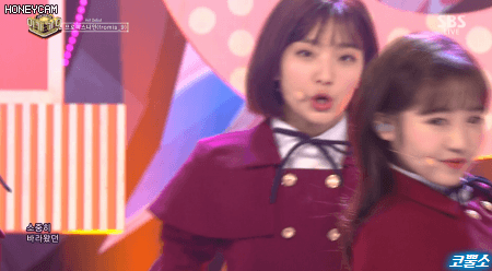 프로미스나인_인기가요.gif | 인스티즈