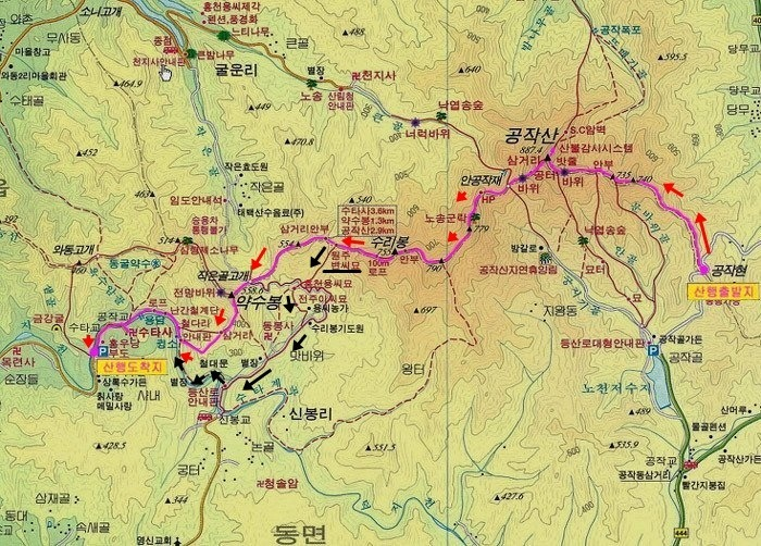 암릉 및 노송 이미지