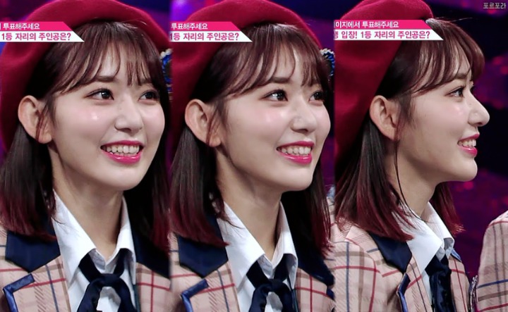 프듀48 1화 미야와키 사쿠라.gif | 인스티즈