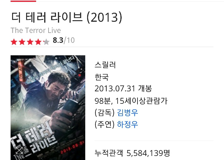 영화배우 하정우의 역대 필모그래피 | 인스티즈