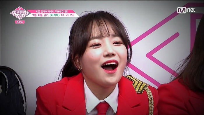 [프듀48] 피카부 1,2조 무대에 대한 연습생 리액션.jpg | 인스티즈